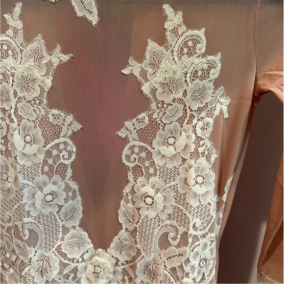 We Are HaH Take HaH Bow Reversible Bodysuit in copper rose - Picture 4 of 5